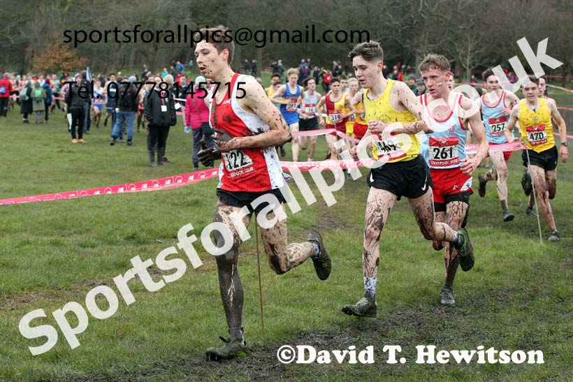 Senior boys, 2020 New Balance English Schools Champs., Sefton Park, Liverpool. Photo: David T. Hewitson/Sports for All Pics